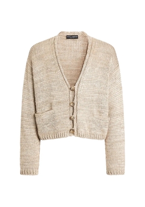 Dolce & Gabbana pocket button cardigan - Neutrals