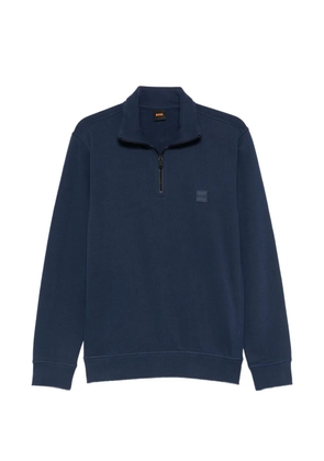 BOSS zipped sweatshirt - Blue