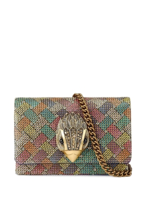 Kurt Geiger London glass-embellished cross body bag - Blue