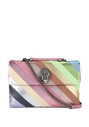 Kurt Geiger London stripes-embellished shoulder bag - Pink