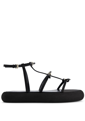 Giambattista Valli bow-embellished flatform sandals - Black