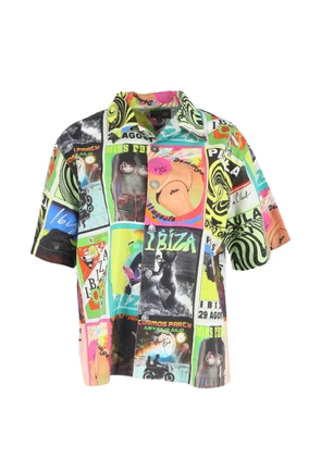 Loewe Pre-Owned x Paula's Ibiza printed button-down shirt - Yellow