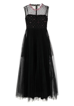 RED Valentino point d'esprit tulle dress - Black