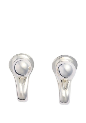 Patou asymmetric stud earrings - Silver