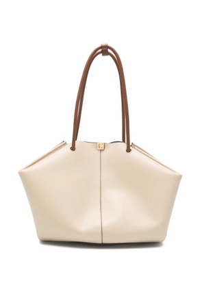 Coccinelle Kamy leather tote bag - Neutrals