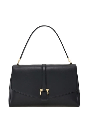 Ferragamo Front flap handbag (L) - Black