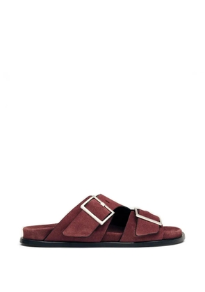 ALOHAS buckle strap slides - Brown