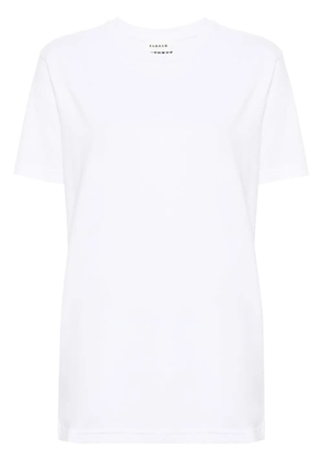 P.A.R.O.S.H. logo-embroidered cotton T-shirt - White