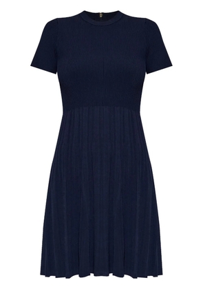 Michael Michael Kors ribbed mini dress - Blue