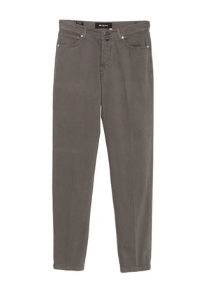 Kiton cashmere straight-leg trousers - Brown