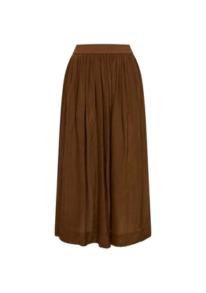 Uma Wang pleated skirt - Brown