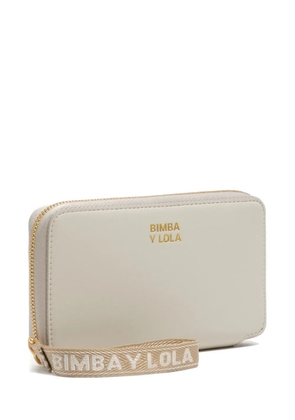 Bimba y Lola zip-fastening logo wallet - Neutrals
