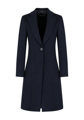 Giorgio Armani buttoned coat - Blue