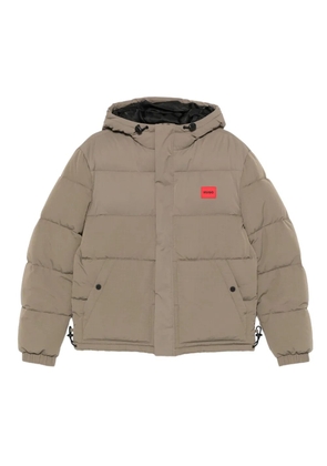 HUGO hooded padded jacket - Neutrals