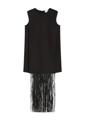 Sportmax fringe maxi dress - Black