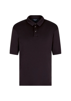 Giorgio Armani cashmere polo shirt - Brown