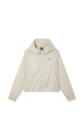 FINGERCROXX hooded zip-up jacket - Neutrals