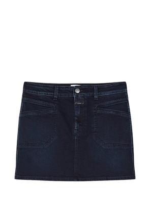 Closed Fatigue pocket mini skirt - Blue