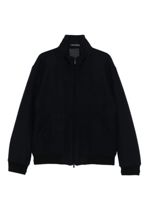 Giorgio Armani zip-front patch-pocket jacket - Blue
