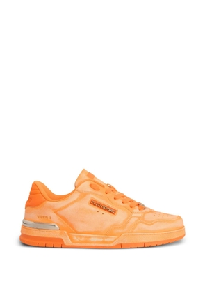 Plein Sport sprayed leather sneakers - Orange