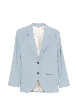 Gant button single-breasted blazer - Blue