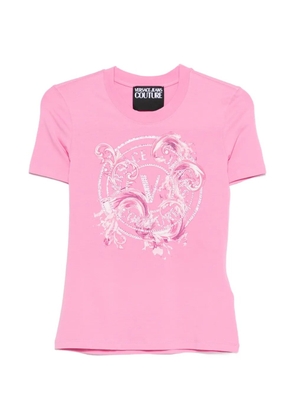 Versace Jeans Couture graphic-print T-shirt - Pink