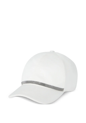 Brunello Cucinelli adjustable-strap cap - White