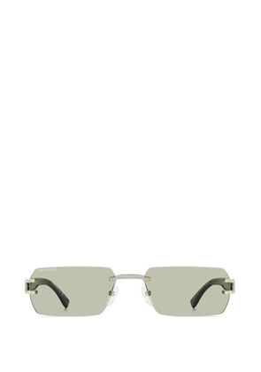 DSQUARED2 EYEWEAR rectangle-frame sunglasses - Silver