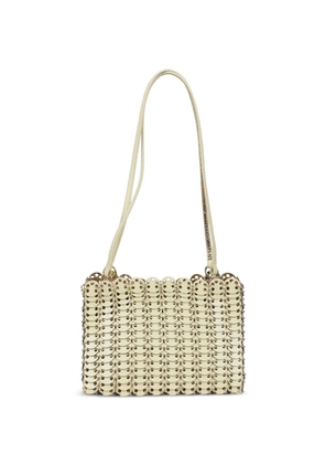 Rabanne metal-embellishment shoulder bag - Neutrals