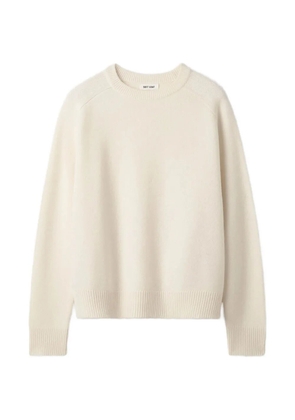 Soft Goat Boyfriend ribbed sweater - Neutrals