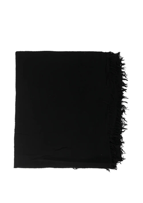 GOIA fringed scarf - Black