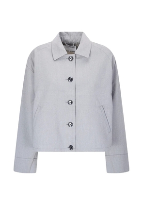 SAMSOE SAMSOE button sakelly jacket - Grey