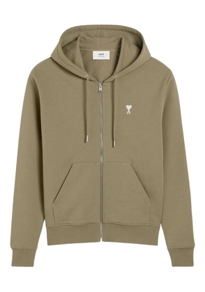 AMI Paris zipped hoodie - Green