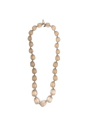Emporio Armani beaded necklace - Neutrals