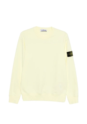 Stone Island patch crew-neck sweatshirt - Yellow