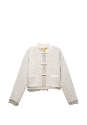 Shanghai Tang cashmere cardigan - Neutrals
