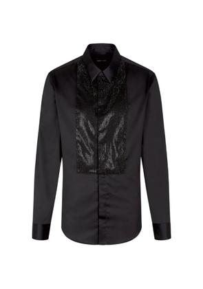 Giorgio Armani rhinestone-embellished shirt - Black