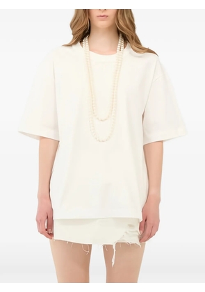 Eleh cutout back T-shirt - White