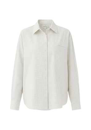 Eleh check-pattern shirt - Neutrals
