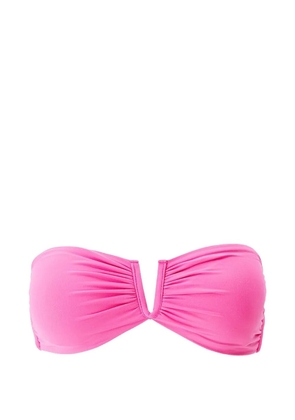 Melissa Odabash Alba V-neck bikini top - Pink
