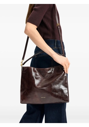 Veronica Beard logo shoulder bag - Brown