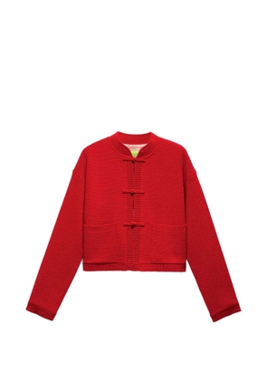 Shanghai Tang cashmere cardigan - Red