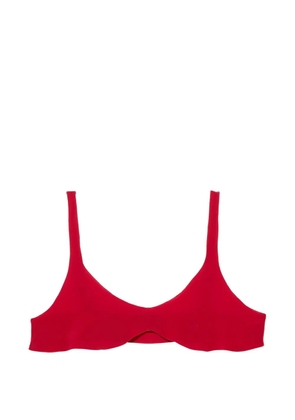 Prada crepe de chine top - Red