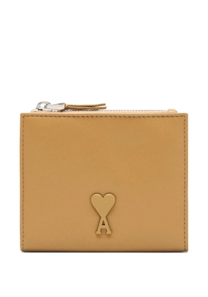 AMI Paris Voulez-Vous folded wallet - Neutrals