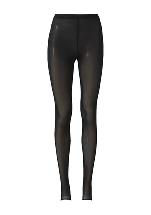 WARDROBE.NYC semi-sheer leggings - Black