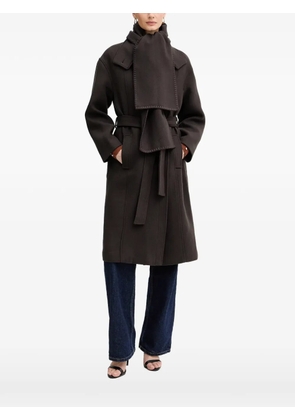 Morgan belted coat - Brown