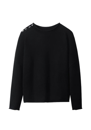 Protémoa buttoned-shoulder sweater - Black