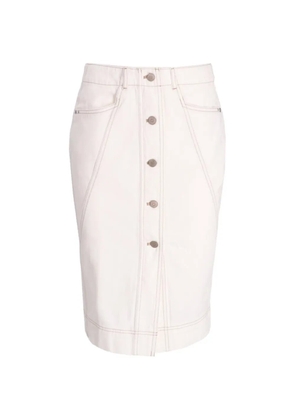 BOSS button cotton skirt - Neutrals