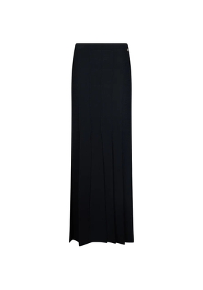 LIU JO fringing high-waisted skirt - Black