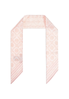 Tory Burch T-Monogram scarf - Pink